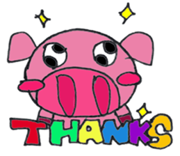 Pinky_Pig sticker #15076428