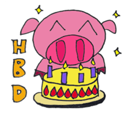 Pinky_Pig sticker #15076458