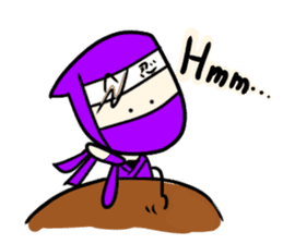 Purple Ninjya "MURASAKI" (English ver.) sticker #15077137