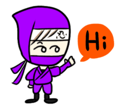 Purple Ninjya "MURASAKI" (English ver.) sticker #15077138