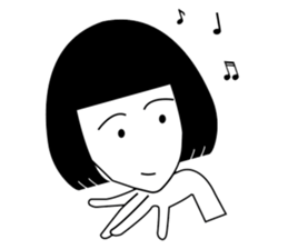 Luzy girl sticker #15078182