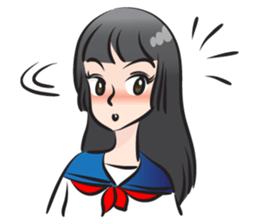 beautiful high school girl sticker #15078703