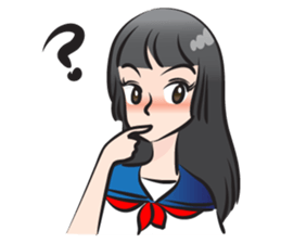 beautiful high school girl sticker #15078705