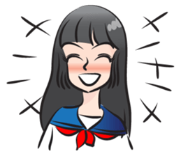 beautiful high school girl sticker #15078715