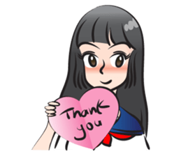 beautiful high school girl sticker #15078716