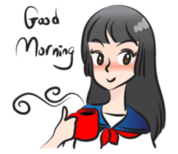 beautiful high school girl sticker #15078717