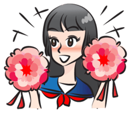 beautiful high school girl sticker #15078722
