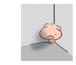 pig with FRIENDS Four Seasons sticker #15078811