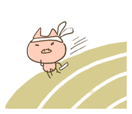 pig with FRIENDS Four Seasons sticker #15078824