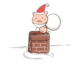 pig with FRIENDS Four Seasons sticker #15078827