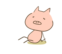 pig with FRIENDS Four Seasons sticker #15078838