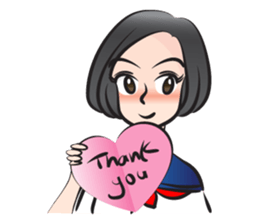 beautiful high school girl3 sticker #15079011