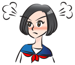beautiful high school girl3 sticker #15079014