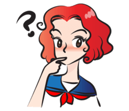 beautiful high school girl2 sticker #15079075