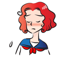 beautiful high school girl2 sticker #15079076