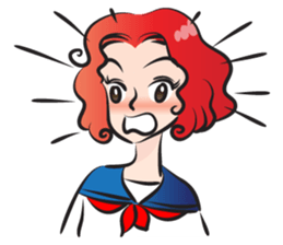beautiful high school girl2 sticker #15079077