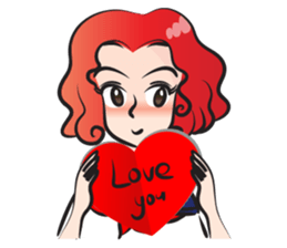 beautiful high school girl2 sticker #15079086