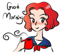 beautiful high school girl2 sticker #15079087