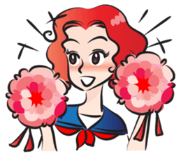 beautiful high school girl2 sticker #15079090