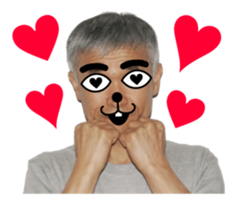 A man like a dog sticker #15079142