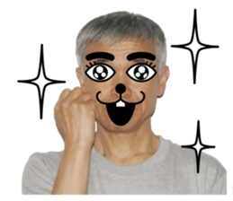 A man like a dog sticker #15079151