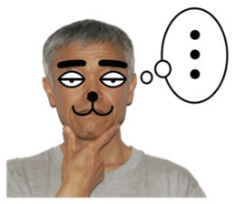 A man like a dog sticker #15079155