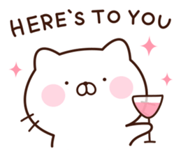 Cat English3 sticker #15079346