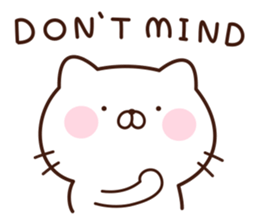 Cat English3 sticker #15079357