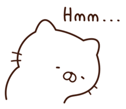 Cat English3 sticker #15079362