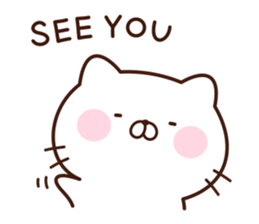 Cat English3 sticker #15079379