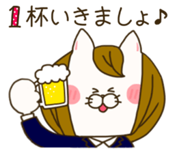 sticker for sales lady ! sticker #15079499