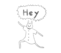 lovely lovely rabbits sticker #15079500