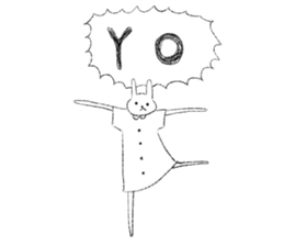 lovely lovely rabbits sticker #15079501