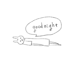 lovely lovely rabbits sticker #15079503