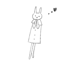 lovely lovely rabbits sticker #15079505