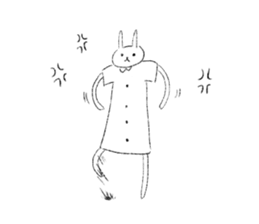 lovely lovely rabbits sticker #15079507