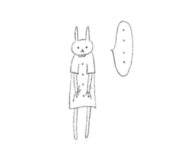 lovely lovely rabbits sticker #15079508