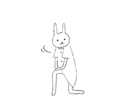 lovely lovely rabbits sticker #15079509