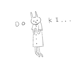 lovely lovely rabbits sticker #15079510