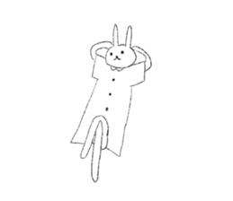 lovely lovely rabbits sticker #15079516