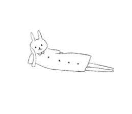 lovely lovely rabbits sticker #15079520