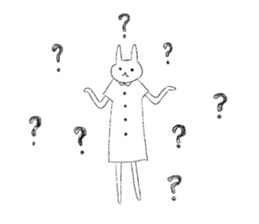 lovely lovely rabbits sticker #15079523