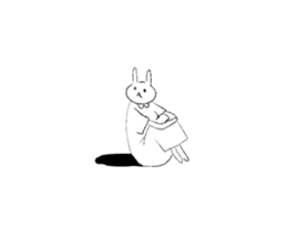 lovely lovely rabbits sticker #15079524