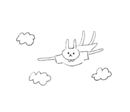 lovely lovely rabbits sticker #15079529