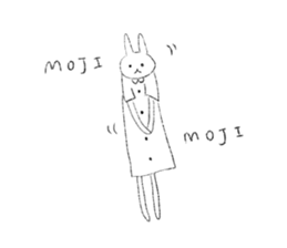 lovely lovely rabbits sticker #15079534