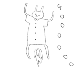 lovely lovely rabbits sticker #15079536