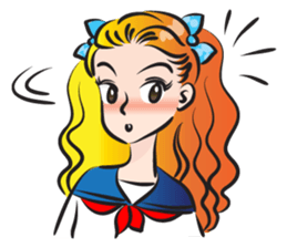 beautiful high school girl4 sticker #15080313