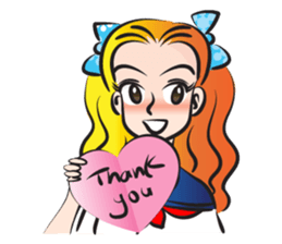 beautiful high school girl4 sticker #15080314