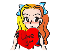 beautiful high school girl4 sticker #15080317