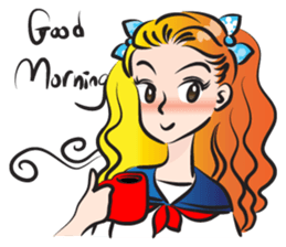 beautiful high school girl4 sticker #15080318